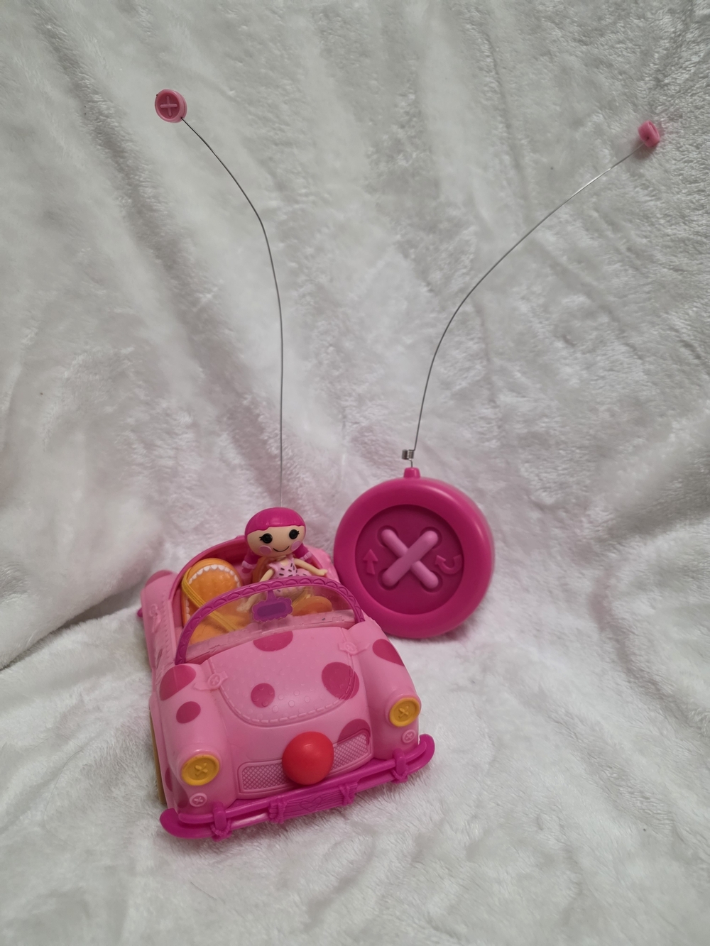 VTG Lalaloopsy RC Cruiser Remote Control Car Pink Polka Dot & Berry Jar Bites
